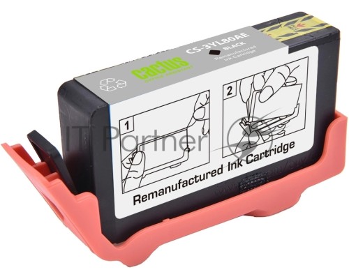 Картридж струйный Cactus CS-3YL80AE 912 чёрный (18 мл) для HP OfficeJet 8010/8012/8013/8014
