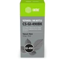 Чернила Cactus CS-GI-490BK GI-490 черный пигментный 135ml для Canon PIXMA G1400/G1410/G1411/G2400/G2