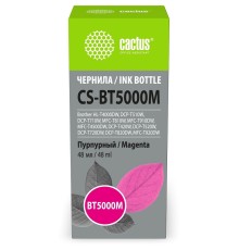 Чернила Cactus CS-BT5000M BT5000M пурпурный 48ml для Brother HL-T4000DW, DCP-T510W, DCP-T710W, MFC-T