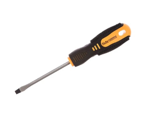 [Отвертки] Rexant (12-6430) Отвертка шлицевая SL6x100mm, двухкомпонентная рукоятка