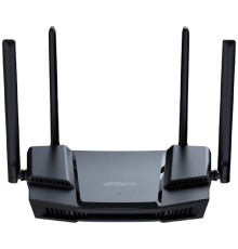 DAHUA DH-AX18 Беспроводной роутер 1x10/100/1000Мбит/с WAN; 3x10/100/1000Мбит/с LAN; 2.4ГГц: 802.11 b/g/n/ax 574Мбит/с; 5 ГГц: 802.11 a/n/a/ac/ax 1201Мбит/с