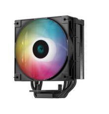 Устройство охлаждения(кулер) Deepcool AG400 Digital Bk ARGB Soc-AM5/AM4/1151/1200/1700 черный 4-pin 31.6dB Al+Cu LCD 220W 636gr Ret (R-AG400-BKADMN-G-1)