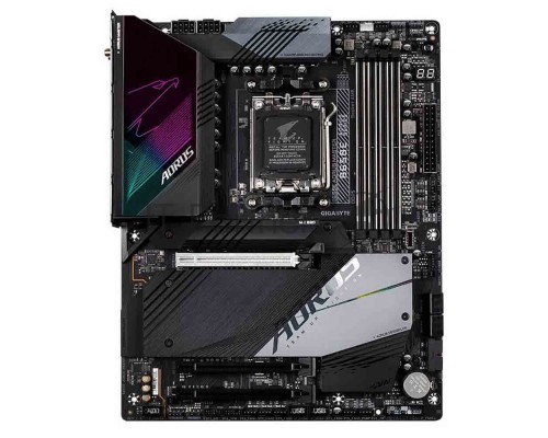 Материнская плата Gigabyte B650E AORUS MASTER, Socket AM5, AMD B650, 4xDDR5-5200, HDMI, 3xPCI-Ex16, 4xSATA3(RAID 0/1/10), 4xM.2, 8 Ch Audio, 2.5GLan, WiFi, (4+4)xUSB2.0, (8+2)xUSB3.2, (1+1)xUSB3.2 Type-C™, ATX, RTL {}