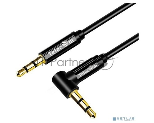 Кабель соединит угловой Telecom TAV7175MA-1.5M 3.5 Jack (M) - 3.5 Jack (M), 1.5м Telecom PRO <TAV7175MA-1.5M>