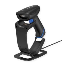 Сканер штрих-кодов/ HR2000 2D CMOS Wireless Bluetooth Handheld Reader with Stand/Docking Station and integrated USB-A cable