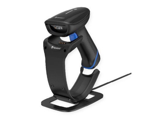 [Сканер штрих-кодов] Сканер штрих-кодов/ HR2000 2D CMOS Wireless Bluetooth Handheld Reader with Stand/Docking Station and integrated USB-A cable