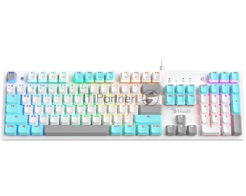 Клавиатура A4Tech Bloody S510R механическая белый USB for gamer LED