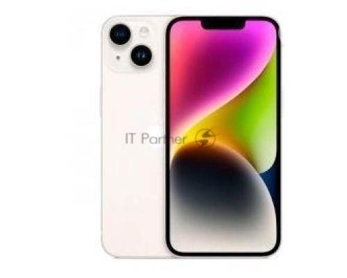 Смартфон Apple iPhone 14 A2884, 6Gb, 256ГБ, Starlight