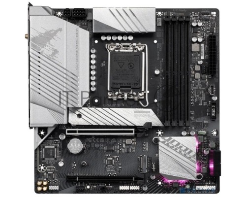 Материнская плата Gigabyte B760M AORUS ELITE AX, LGA 1700, Intel B760, 4xDDR5, 4xSATA, 2xM.2, 1xPCI-E 4.0 x16, 1xPCI-E 4.0 x4, 1xHDMI, 1xDP, 1x 2.5Gb LAN, 1xUSB 3.2 Gen 2, 3xUSB-A 3.2 Gen 1, 4xUSB-A 2.0, 2x3.5 мм, 7.1, Micro-ATX