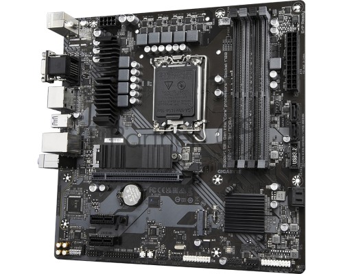 Материнская плата GIGABYTE B760M DS3H DDR4, LGA 1700, Intel B760, 4xDDR4, 4xSATA, 2xM.2, 1xPCI-E 4.0 x16, 2xPCI-E x1, 1xHDMI, 1xDP, 1xVGA, 1x 2.5Gb LAN, 3xUSB-A 3.2 Gen 1, 1xUSB-C 3.2 Gen 2, 2xUSB-A 2.0, 3x3.5 мм, 7.1, Micro-ATX