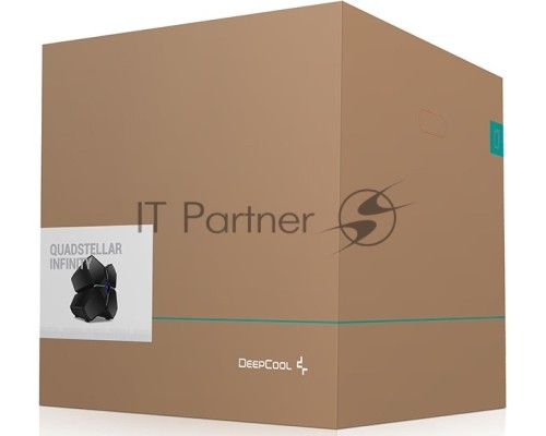 Корпус Deepcool QUADSTELLAR INFINITY Black, 6 боковых панелей из зак. стекла, EATX, без БП