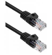 Кабель ACD Патч-корд ACD-LPU5C-10B |ACD-LPU5C-10B| Cat5e UTP 24AWG 4Pair, 7/0.18мм CU Черный, 1.0м, (741739)