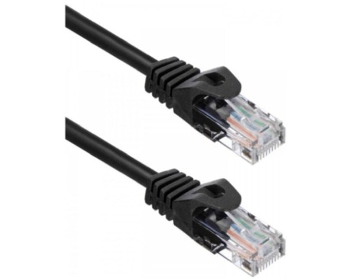 [Контроллер] Кабель ACD Патч-корд ACD-LPU5C-10M |ACD-LPU5C-10M| Cat5e UTP 24AWG 4Pair, 7/0.18мм CU Черный, 10м, (741838) 