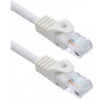 Кабель ACD Патч-корд ACD-LPU5C-5DW |ACD-LPU5C-5DW| Cat5e UTP 24AWG 4Pair, 7/0.18мм CU Белый, 0.5м (741722)