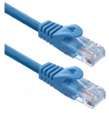 Кабель ACD Патч-корд ACD-LPU5E-10L |ACD-LPU5E-10L| Cat5e UTP 24AWG 4Pair, 7/0.18мм CCA Синий,1.0м, (741449)