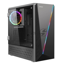 Корпус Ginzzu SL200 FAN Rear 12CM LED  1*USB 3.0,1*USB 2.0,AU Window