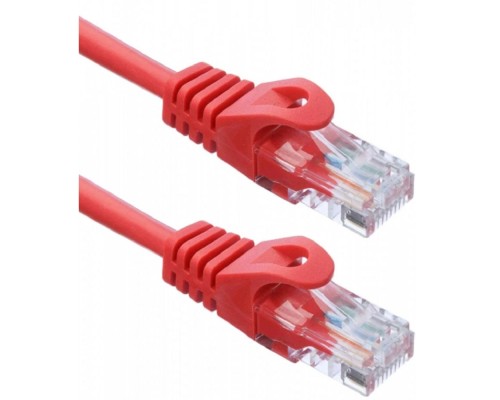 [Контроллер] Кабель ACD Патч-корд ACD-LPU5E-10R |ACD-LPU5E-10R| Cat5e UTP 24AWG 4Pair, 7/0.18мм CCA Красный,1.0м, (741432) 