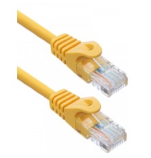 Кабель ACD Патч-корд ACD-LPU5E-10Y |ACD-LPU5E-10Y| Cat5e UTP 24AWG 4Pair, 7/0.18мм CCA Желтый,1.0м, (741425) 