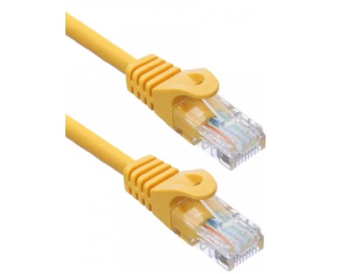 [Контроллер] Кабель ACD Патч-корд ACD-LPU5E-10Y |ACD-LPU5E-10Y| Cat5e UTP 24AWG 4Pair, 7/0.18мм CCA Желтый,1.0м, (741425) 