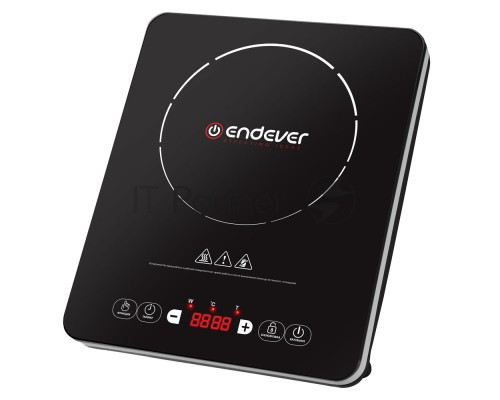 Индукционная плитка Endever Skyline IP-53, черный, мощность 2000 Вт, диаметр посуды 12-26 см, 8 режимов мощности