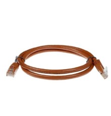 Кабель ACD Патч-корд ACD-LPU6Z-10N |ACD-LPU6Z-10N| Cat6 UTP 26AWG 4Pair, CU, LSZH, Коричневый, 1м 