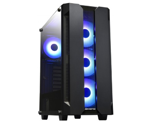 [Корпус] Корпус Chieftec Hunter черный без БП ATX 4x120mm 4x140mm 2xUSB3.1 audio bott PSU