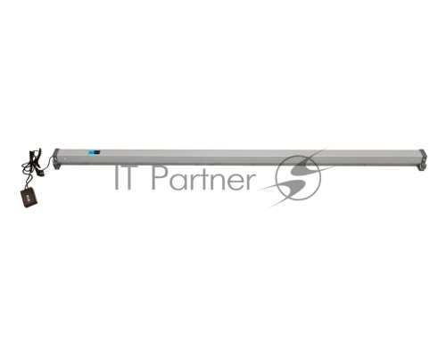 Экран Sakura 183x183см Motoscreen 1:1 настенно-потолочный  (моторизованный) 102' Matt White (MW)  серый корпус