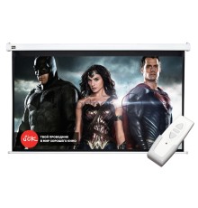 Экран Sakura Pro 200x112см Motoscreen 16:9 настенно-потолочный  (моторизованный) 90' фибергласс
