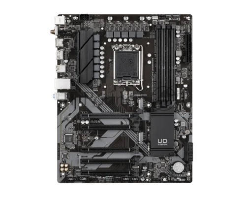 Материнская плата GIGABYTE B760 DS3H AX DDR4, LGA 1700, Intel B760, 4xDDR4, 4xSATA, 2xM.2, 1xPCI-E 4.0 x16, 4xPCI-E 3.0 x1, 1xHDMI, 1xDP, 1x 1Gb LAN, 4xUSB-A 2.0, 1xUSB-A 3.2 Gen 2, 1xUSB-C 3.2 Gen 2, 3x3.5 мм, 7.1, ATX.