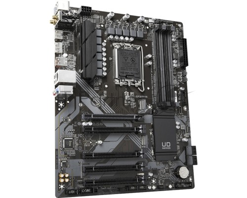 Материнская плата GIGABYTE B760 DS3H AX DDR4, LGA 1700, Intel B760, 4xDDR4, 4xSATA, 2xM.2, 1xPCI-E 4.0 x16, 4xPCI-E 3.0 x1, 1xHDMI, 1xDP, 1x 1Gb LAN, 4xUSB-A 2.0, 1xUSB-A 3.2 Gen 2, 1xUSB-C 3.2 Gen 2, 3x3.5 мм, 7.1, ATX.