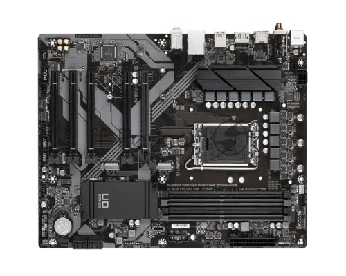 Материнская плата GIGABYTE B760 DS3H AX DDR4, LGA 1700, Intel B760, 4xDDR4, 4xSATA, 2xM.2, 1xPCI-E 4.0 x16, 4xPCI-E 3.0 x1, 1xHDMI, 1xDP, 1x 1Gb LAN, 4xUSB-A 2.0, 1xUSB-A 3.2 Gen 2, 1xUSB-C 3.2 Gen 2, 3x3.5 мм, 7.1, ATX.