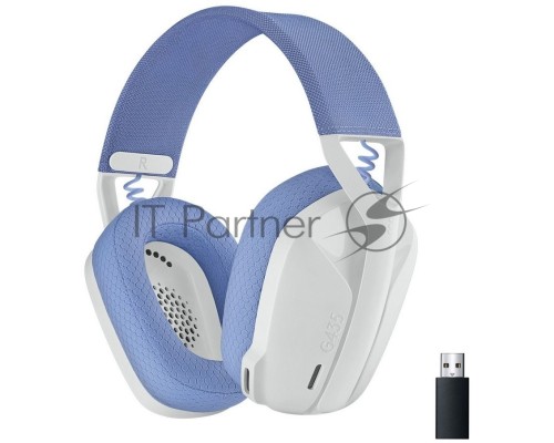 Гарнитура Logitech Headset G435 LIGHTSPEED Wireless Gaming  WHITE - Retail