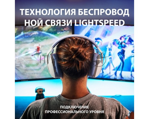 Гарнитура Logitech Headset G435 LIGHTSPEED Wireless Gaming  WHITE - Retail