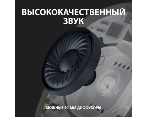 Гарнитура Logitech Headset G435 LIGHTSPEED Wireless Gaming  WHITE - Retail