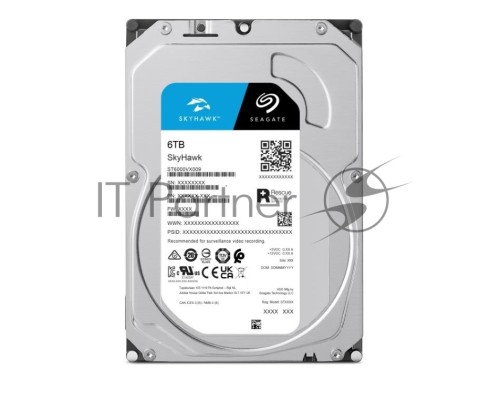 Жесткий диск SATA 6TB 5400RPM 6GB/S 256MB ST6000VX009 SEAGATE