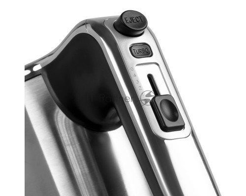 Миксер электрический Galaxy Line GL 2240, серый, ручной, 450 Вт, 5 скоростей + режим «ТУРБО»