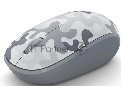Мышь Microsoft Arctic Camo серый оптическая (4000dpi) беспроводная BT (2but)