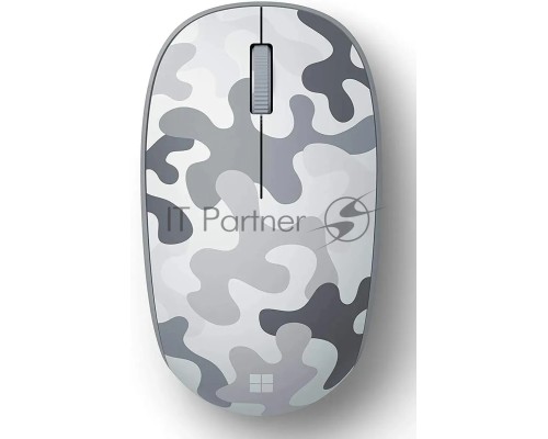 Мышь Microsoft Arctic Camo серый оптическая (4000dpi) беспроводная BT (2but)