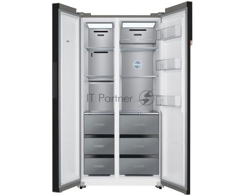 Холодильник Weissgauff Premium Wsbs 590 BeG NoFrost Inverter Premium 2-хкамерн. бежевый глянц.
