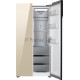 Холодильник Weissgauff Premium Wsbs 590 BeG NoFrost Inverter Premium 2-хкамерн. бежевый глянц.