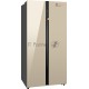 Холодильник Weissgauff Premium Wsbs 590 BeG NoFrost Inverter Premium 2-хкамерн. бежевый глянц.