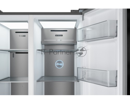 Холодильник Weissgauff Premium Wsbs 590 BeG NoFrost Inverter Premium 2-хкамерн. бежевый глянц.