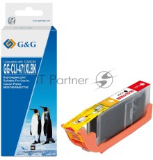 Картридж струйный G&G GG-CLI-471XLBK фото черный (10.8мл) для Canon TS5040/MG5740/MG6840/MG7740