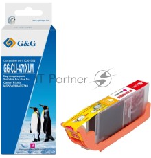 Картридж струйный G&G GG-CLI-471XLM пурпурный (10.8мл) для Canon TS5040/MG5740/MG6840/MG7740