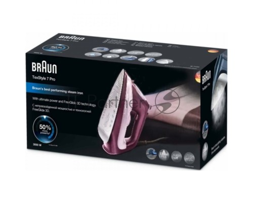 Утюг Braun SI7181VI сиреневый/фиолетовый