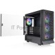 Компьютерный корпус Thermaltake Ceres 500 TG ARGB черный без БП ATX 4x140mm 2xUSB3.0 1xUSB3.1 audio bott PSU