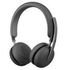 Гарнитура игровая Logitech Zone Wireless 2,  для компьютера/мобильных устройств, накладные,  Bluetooth, графитовый [981-001311]