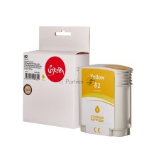 Струйный картридж Sakura C4913A (№82 Yellow) для HP, желтый, 72 мл.