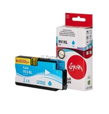 Струйный картридж Sakura CN046AE (№951XL Cyan) для HP, голубой, 26 мл., 1500 к.