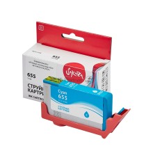 Струйный картридж Sakura CZ110AE (№655 Cyan) для HP, голубой, 11 мл., 600 к.